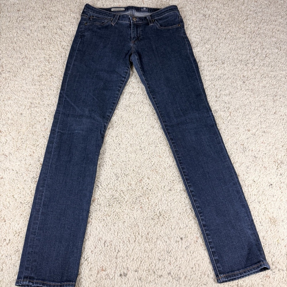 AG‎ Adriano Goldschmied Women's The Stilt Cigarette Leg Stretch Jeans Size 28R